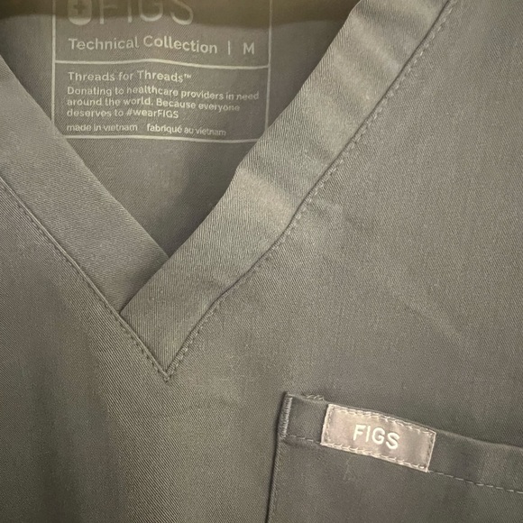 Medium Catarina Figs Top-CHARCOAL - Picture 2 of 4